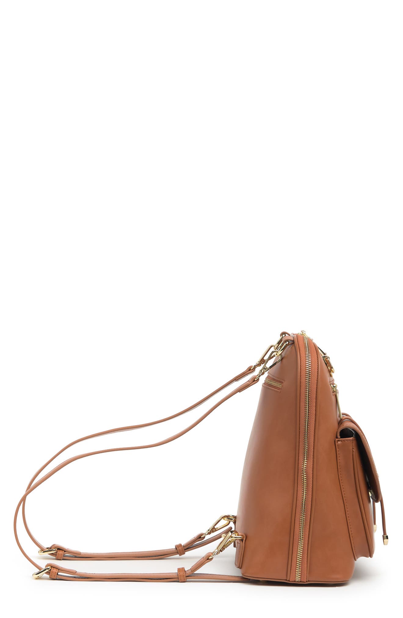 5th Ave Leather Backpack, Alternate, color, CAMEL