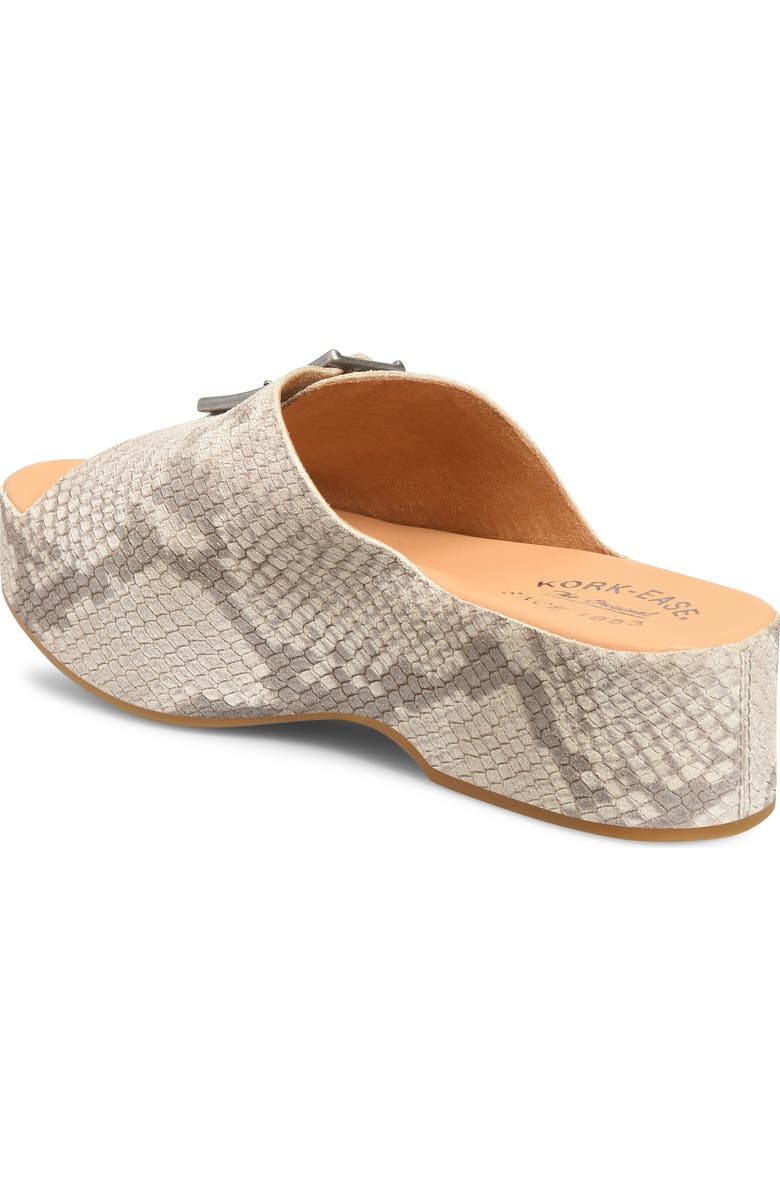 Kork-Ease<sup>®</sup> York Platform Slide Sandal, Alternate, color, Taupe Snake