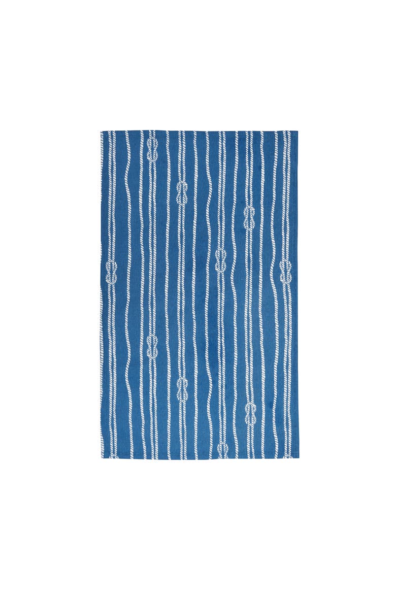 Nautical Buoy & Oars Design Potholder Dishtowel & Spoon Gift Set, Alternate, color, Blue