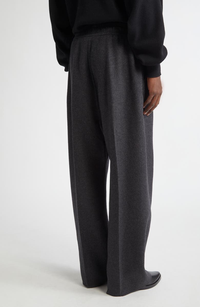 Fear of God Wide Leg Virgin Wool & Cashmere Drawstring Pants, Alternate, color,