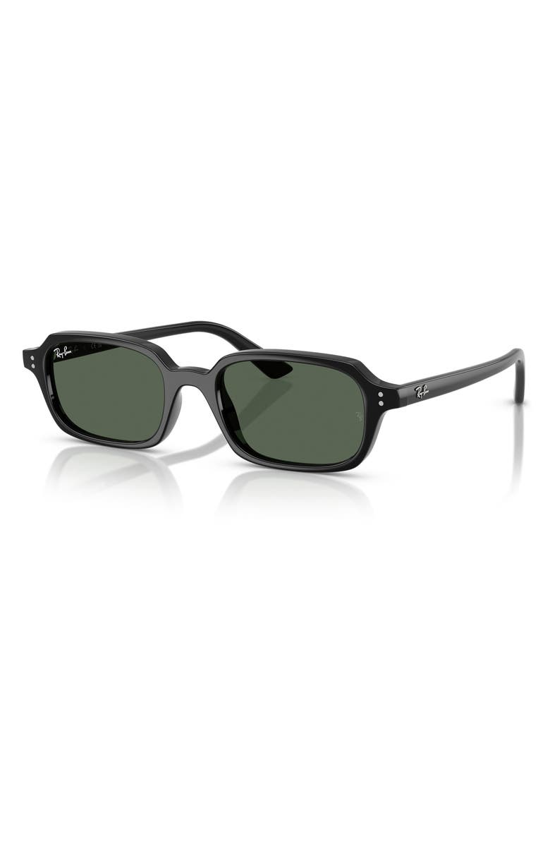 Ray-Ban Zuri 51mm Pillow Sunglasses, Alternate, color, Black / Dark Green