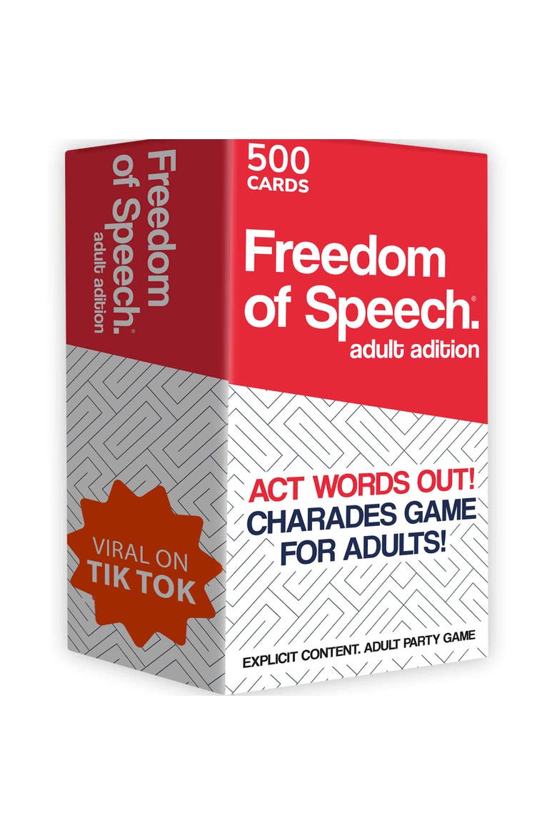 Freedom of Speech Card Board Game for Adults and Family, Main, color, Adult
