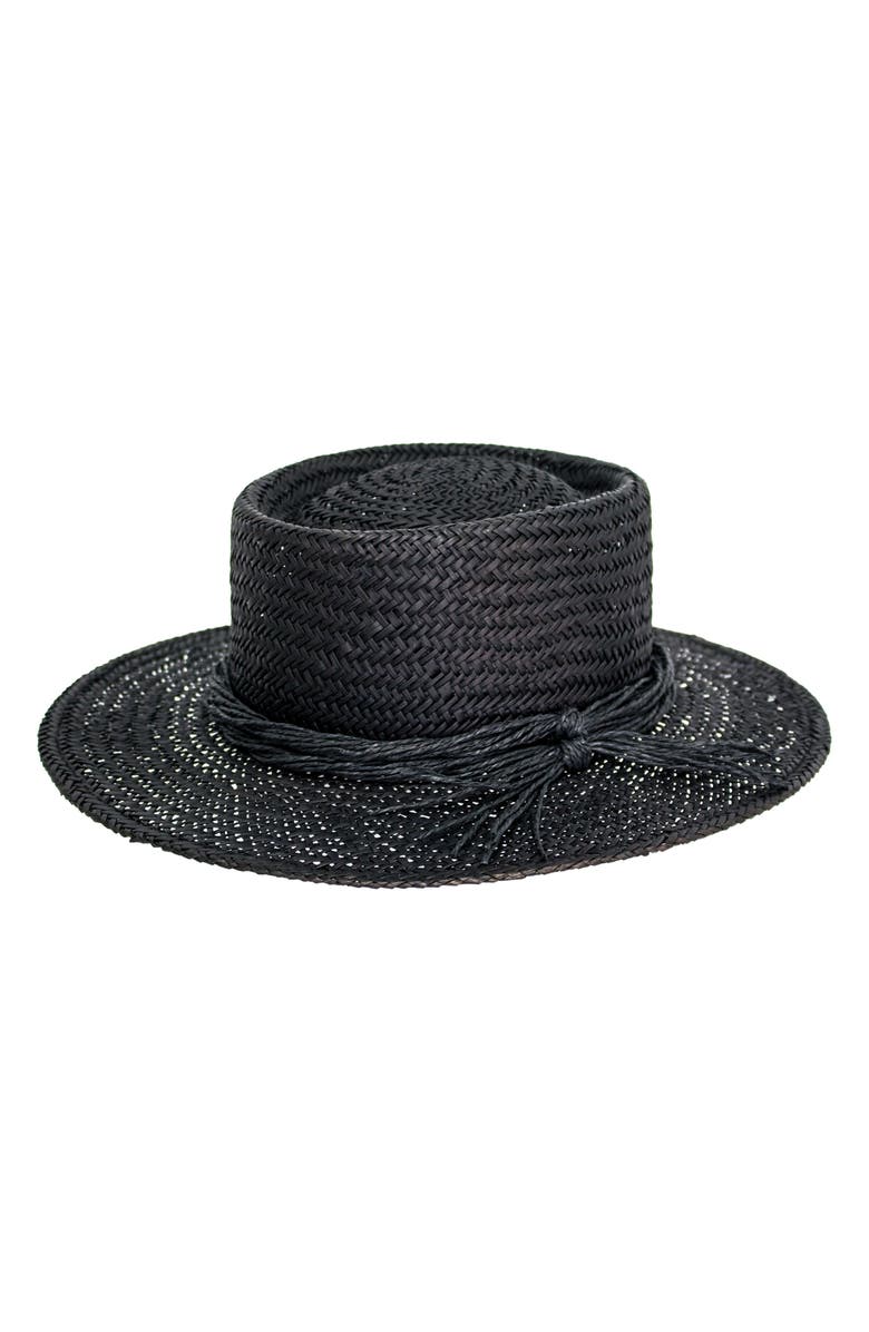 PETER GRIMM Borden Straw Resort Hat, Main, color, 