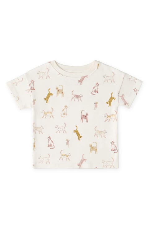 Kids' Dropped Shoulder Organic Cotton T-Shirt (Baby & Toddler)