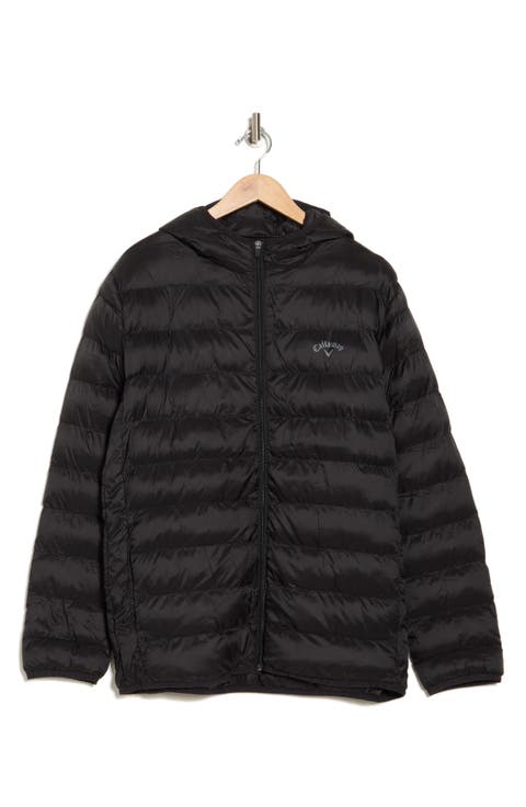 Channel Quilted Puffer Jacket