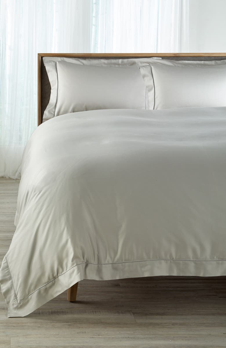 SFERRA Fiona Duvet Cover, Main, color, Grey