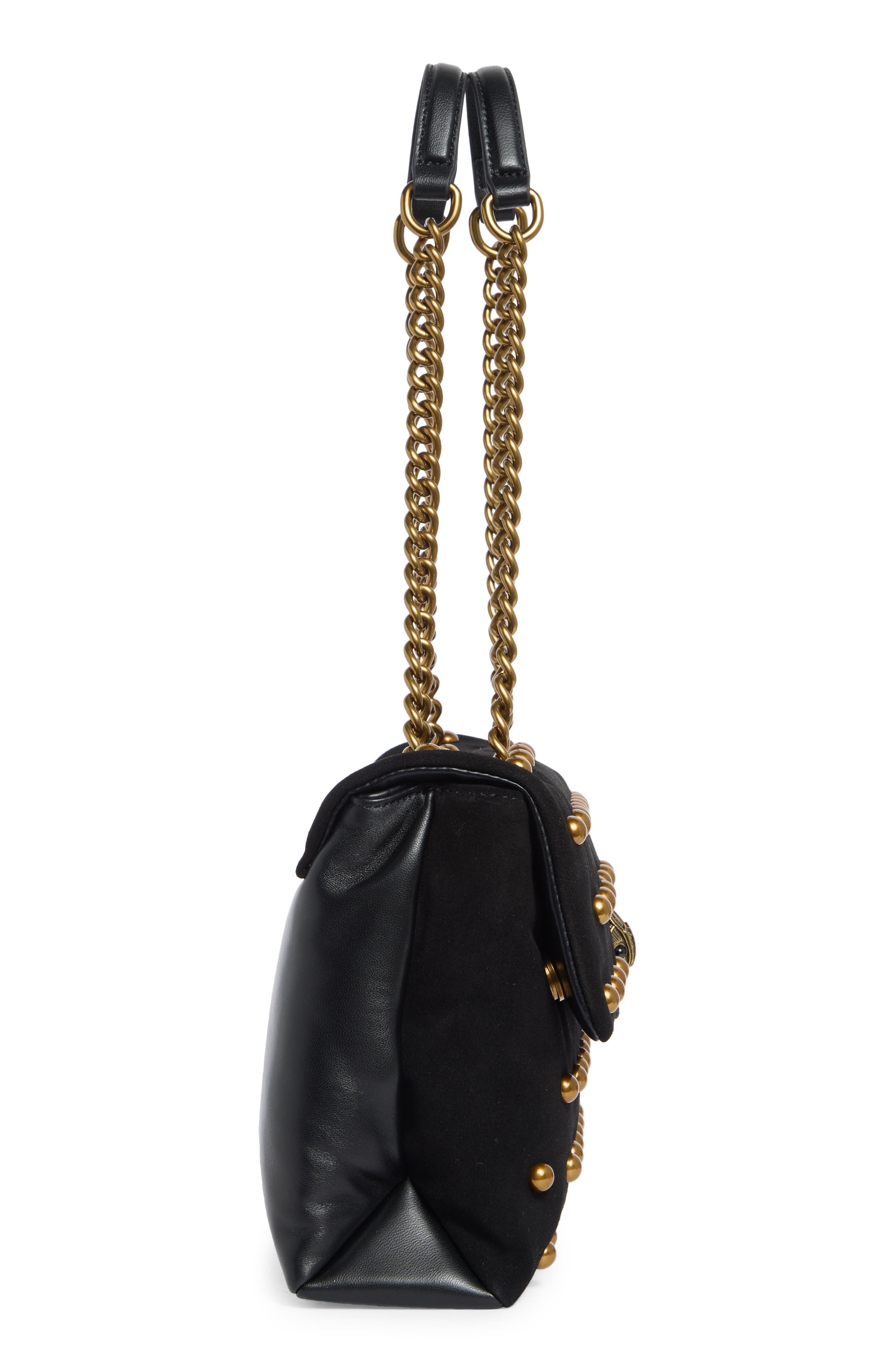 Kurt Geiger London Kensington Leather Mini Crossbody Bag, Alternate, color, Black/ Comb