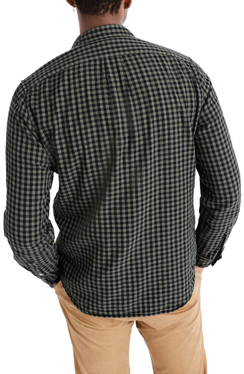 Madewell Double Weave Gingham Check Button-Down Sport Shirt, Alternate, color,