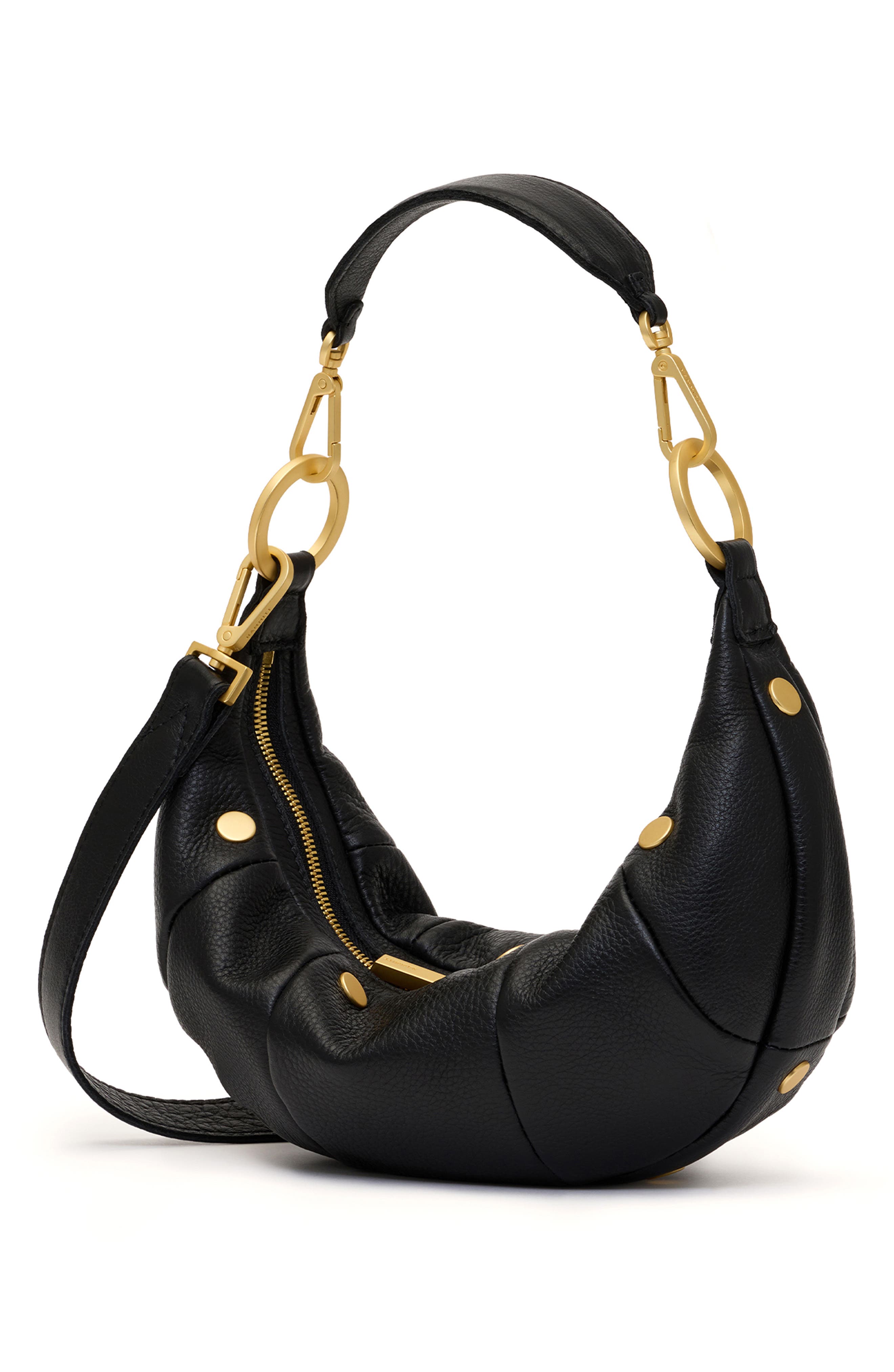 HAMMITT Erica Sml Bag, Alternate, color, Black/ Brushed Gold