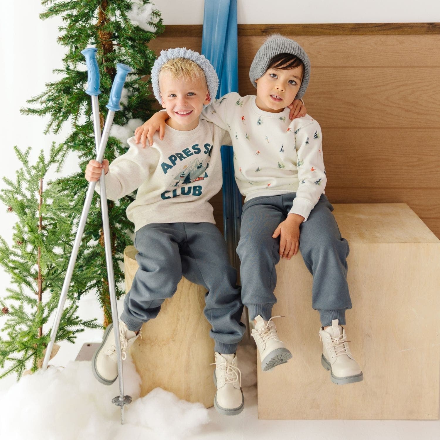 Sweet Wink Ski Day Sweatshirt (baby) | Nordstrom