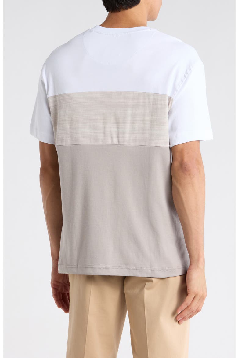 Stripe Knit T-Shirt, Alternate, color, OFF WHITE