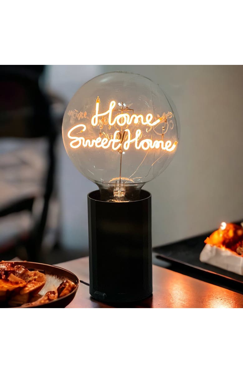 MITB Home Sweet Home Portable Table Lamp, Alternate, color, Gold