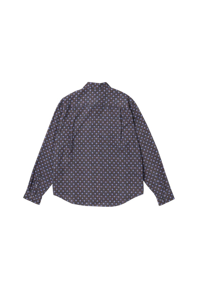 Floral Dobby Shirt, Alternate, color, Blue