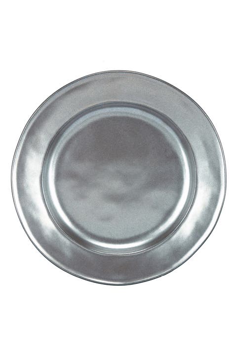 'Pewter' Ceramic Salad Plate