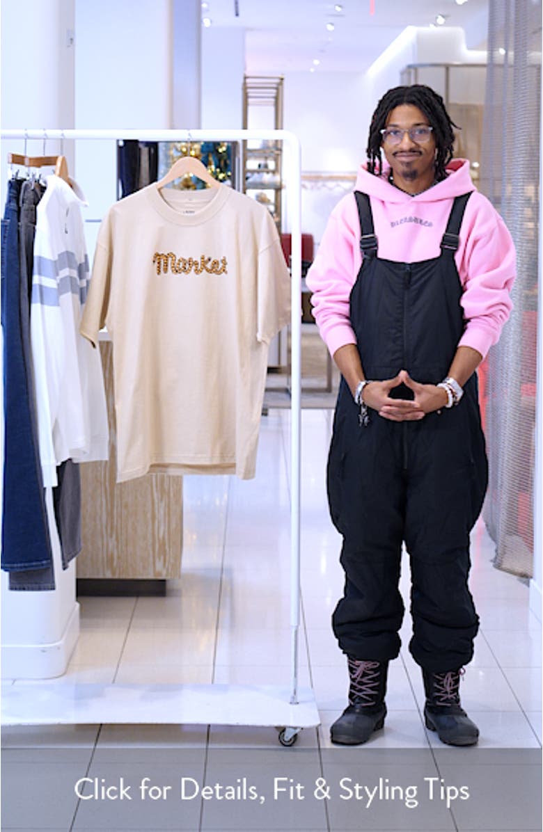 Equestrian Rope Logo Cotton Graphic T-Shirt, sales video thumbnail