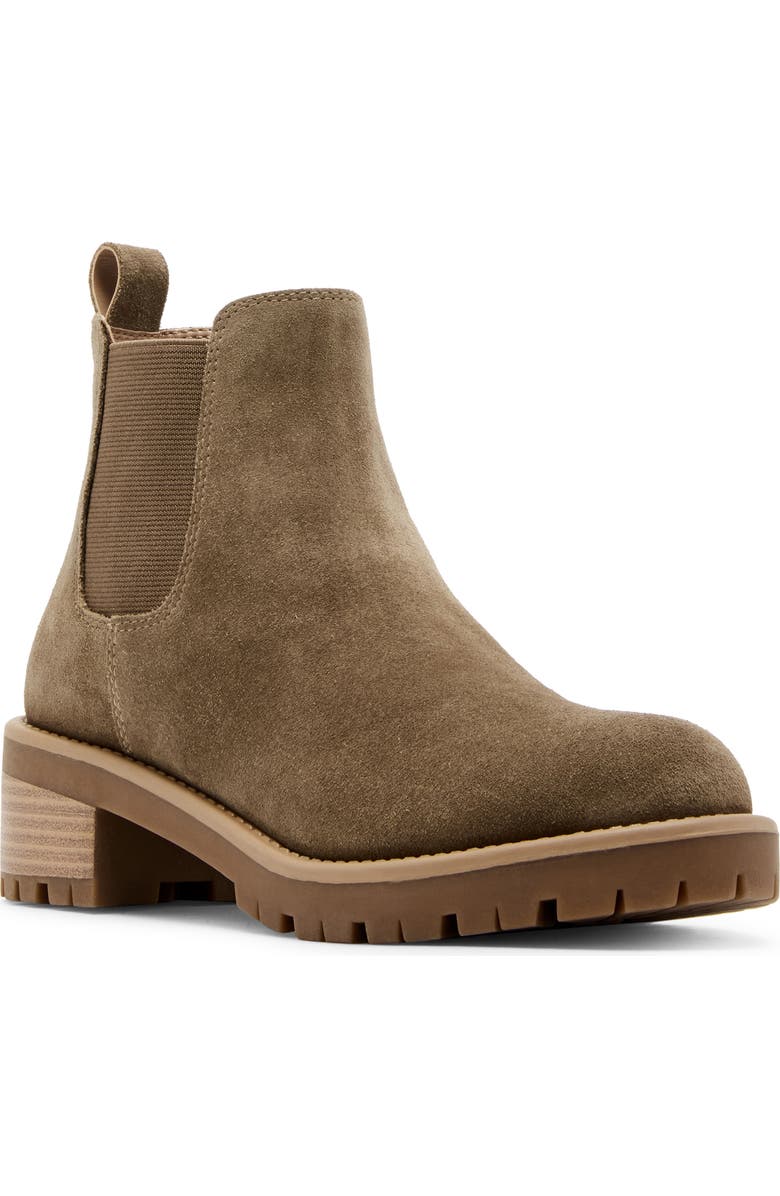 Blondo Mayes Waterproof Chelsea Boot, Main, color, Taupe Suede