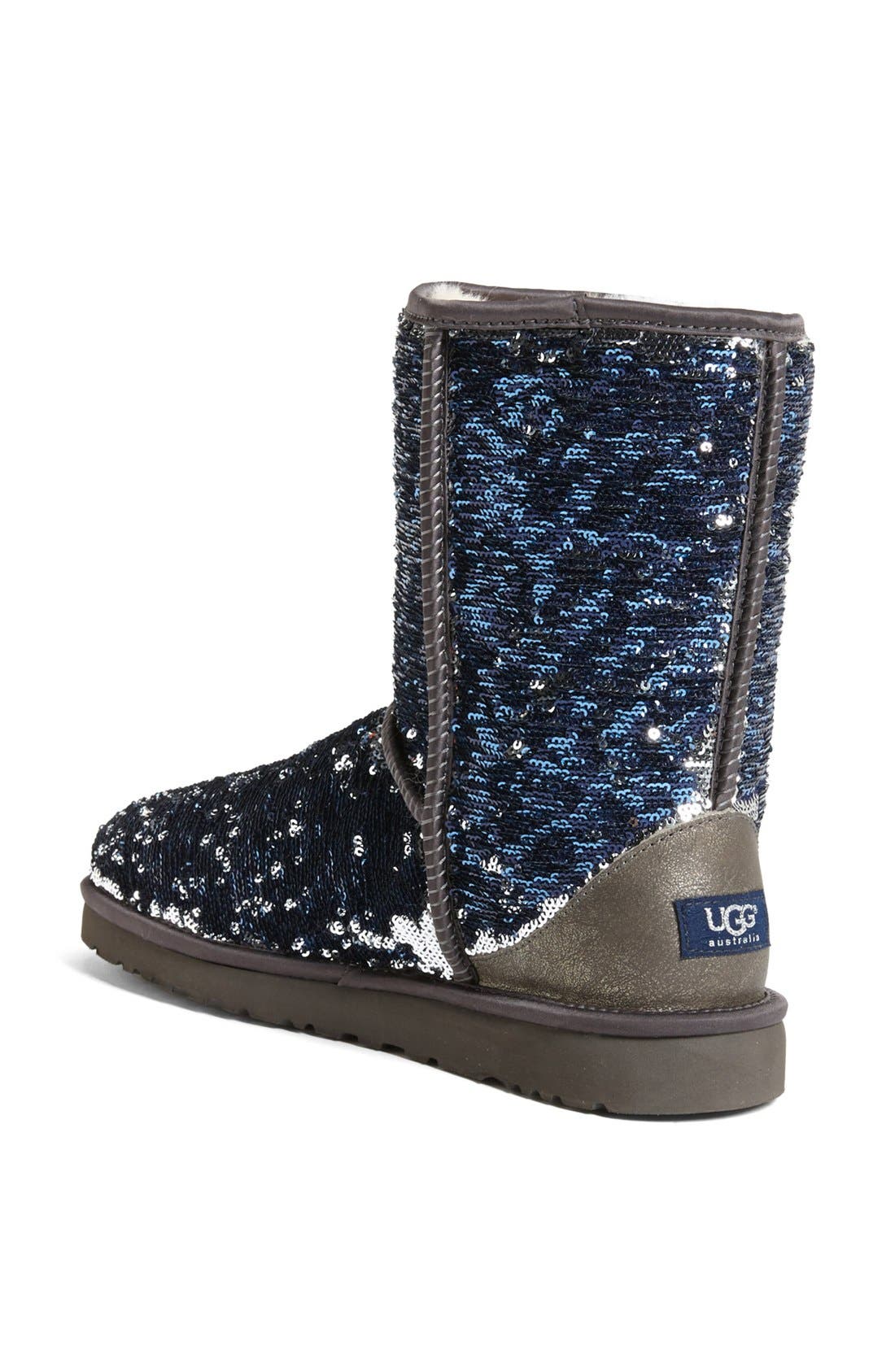 Australia 'Classic Short Sparkle' Boot, Alternate, color, MIDNIGHT