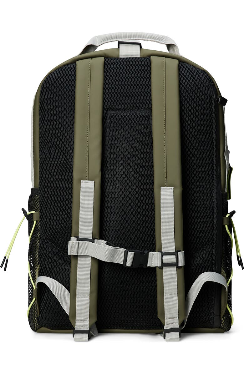 Rains Trail Waterproof Clip Front Backpack, Alternate, color, Marsh