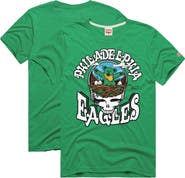 Homage Men's Homage  Kelly Green Philadelphia Eagles NFL x Grateful Dead Tri-Blend T-Shirt