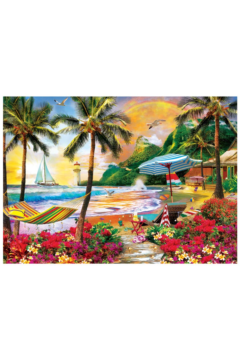 Hawaiian Life 500 Piece Jigsaw Puzzle, Alternate, color, Multicolor