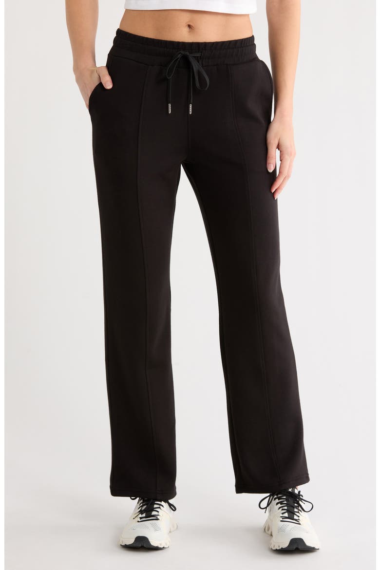 SoftSculpt Straight Leg Pants, Main, color, METEORITE