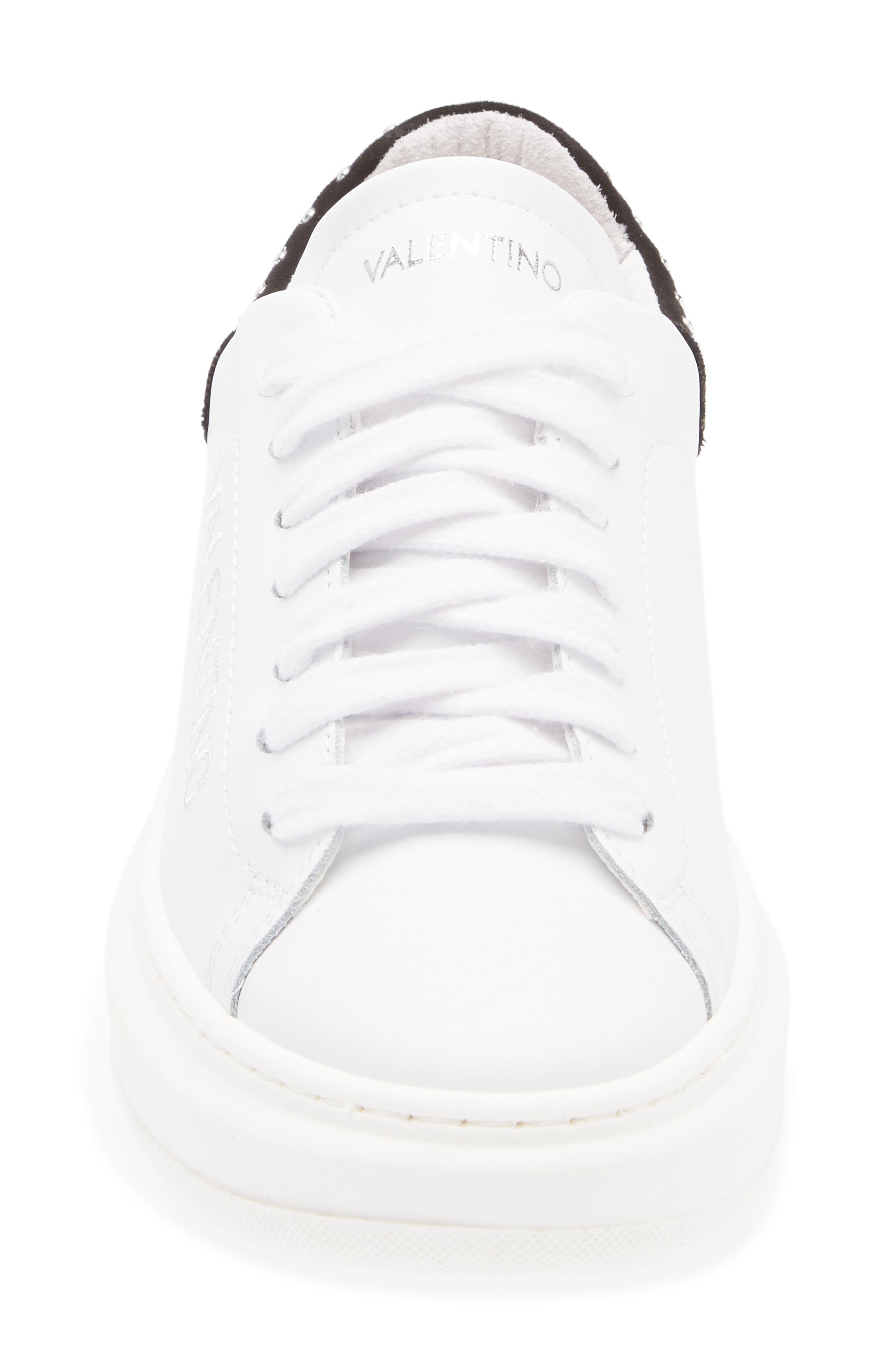 VALENTINO BY MARIO VALENTINO Fresia Low Top Sneaker, Alternate, color, White Black