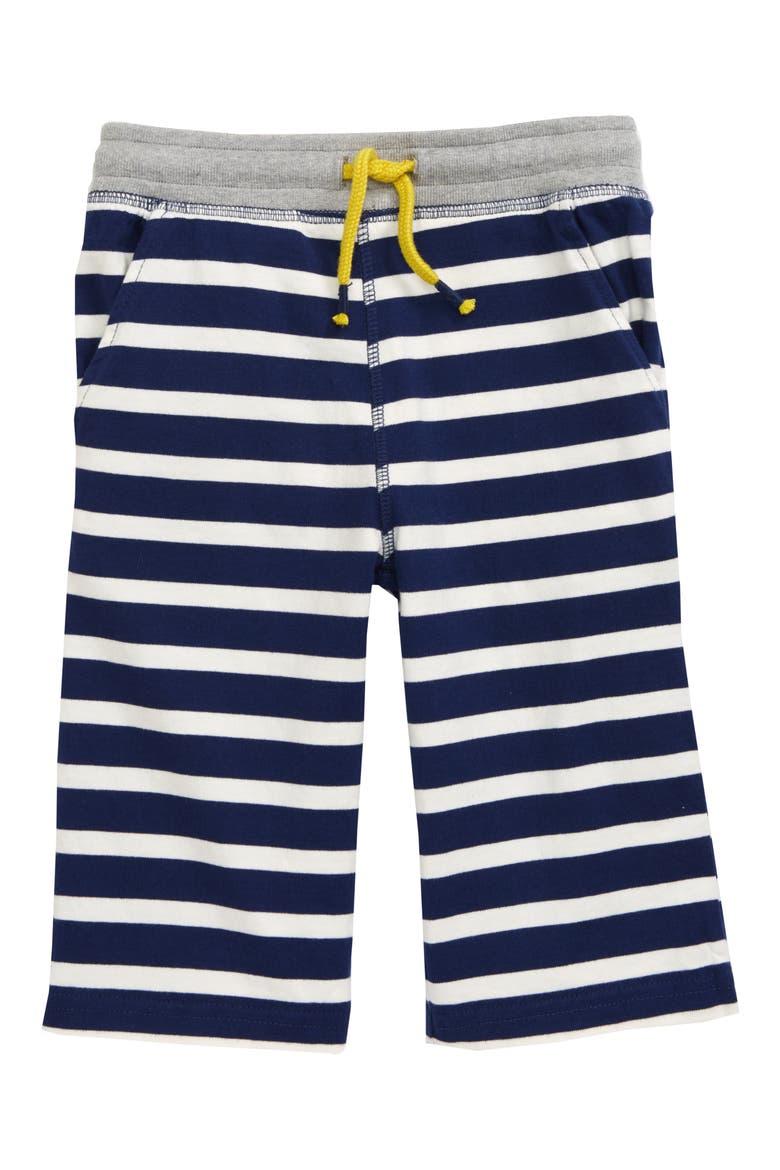 Stripe Baggies Drawstring Shorts, Main, color, COLLEGE NAVY/ IVORY