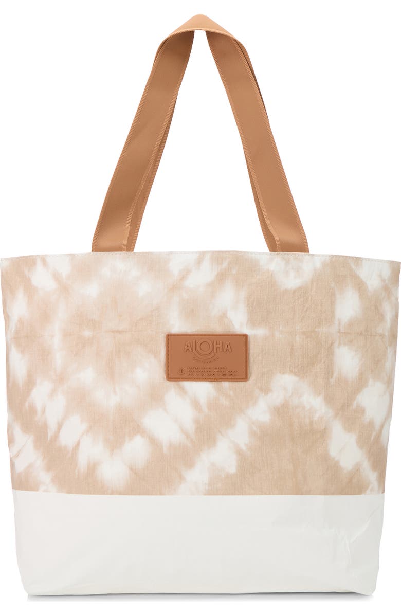 Aloha Collection Shibori Day Tripper Water Resistant Tyvek<sup>®</sup> Tote, Main, color,