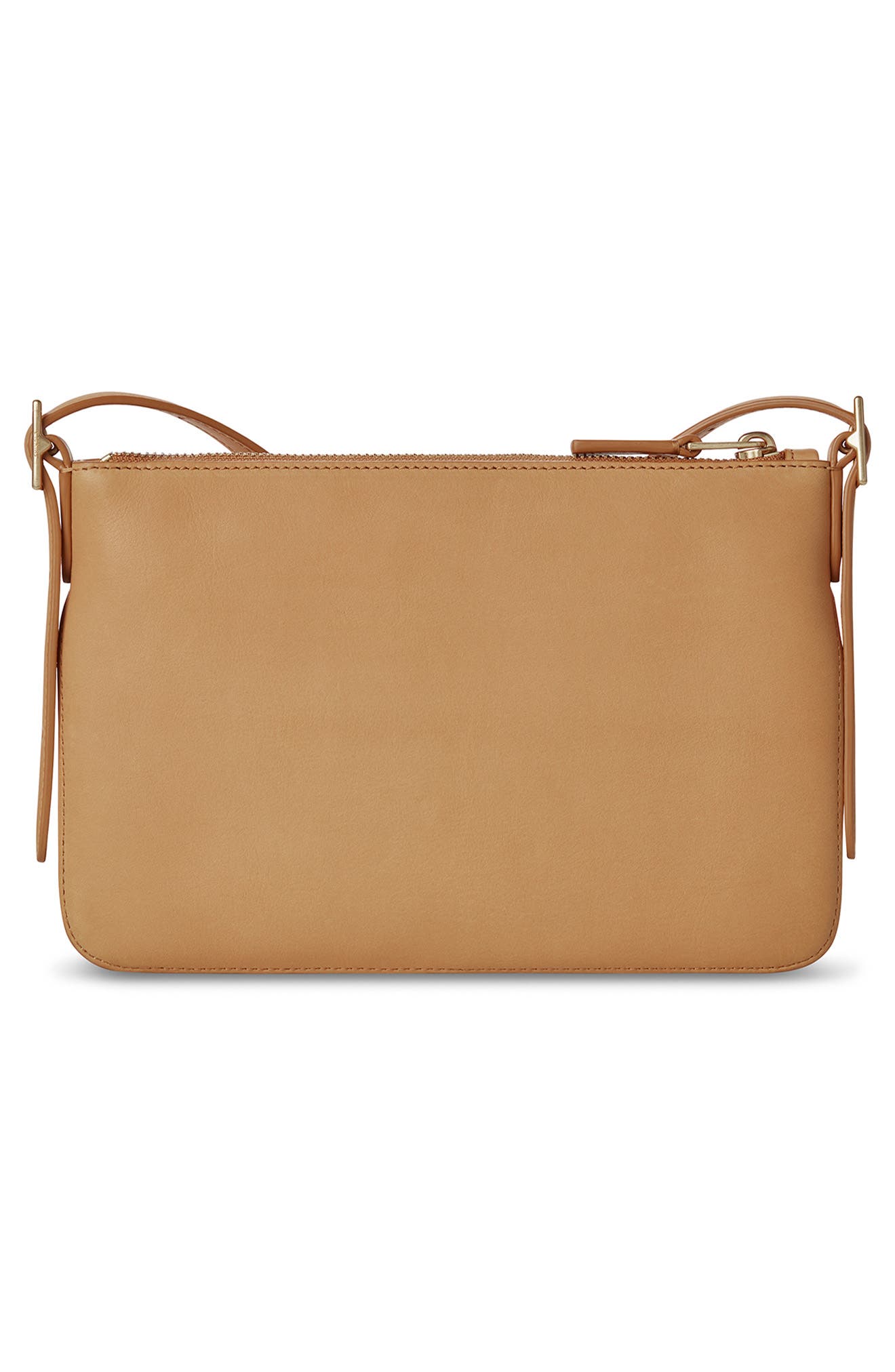 Shinola Small Bixby Accordion Leather Crossbody Bag, Alternate, color, Honey