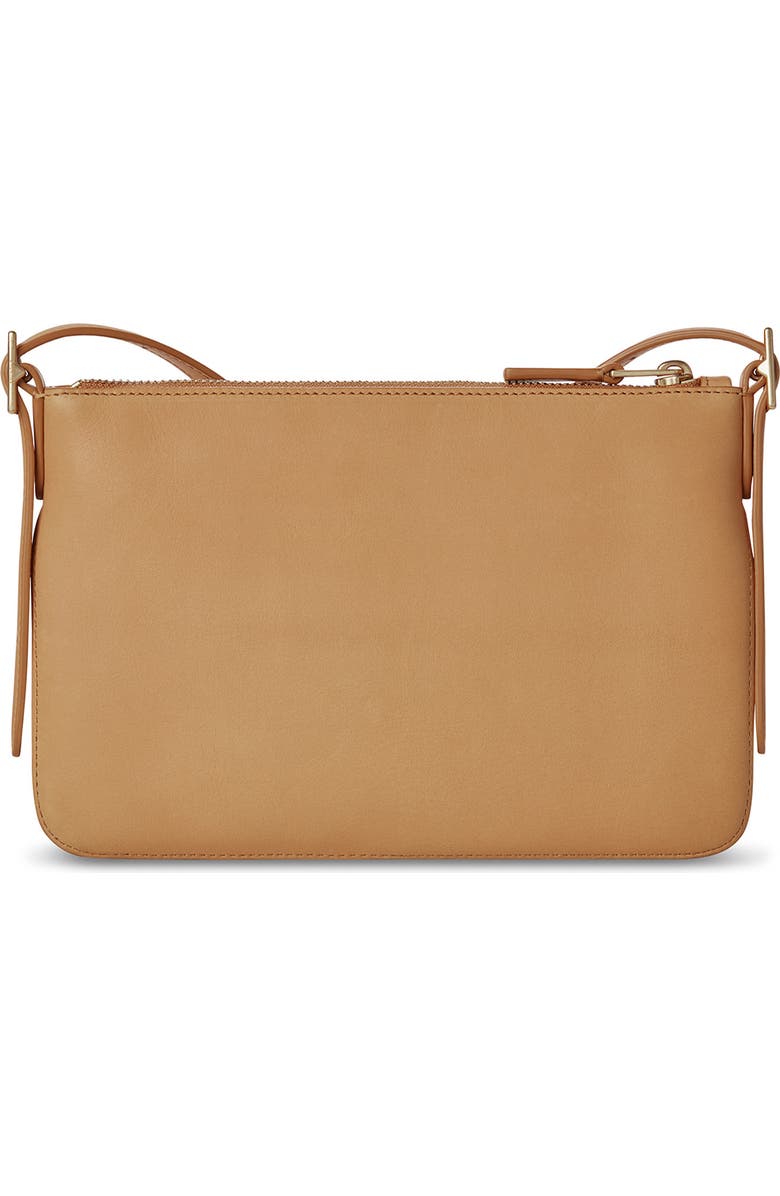 Shinola Small Bixby Accordion Leather Crossbody Bag, Alternate, color, Honey