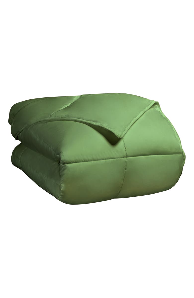 Superior Classic All-Season Reversible Down Alternative Comforter, Main, color, Terrace Green
