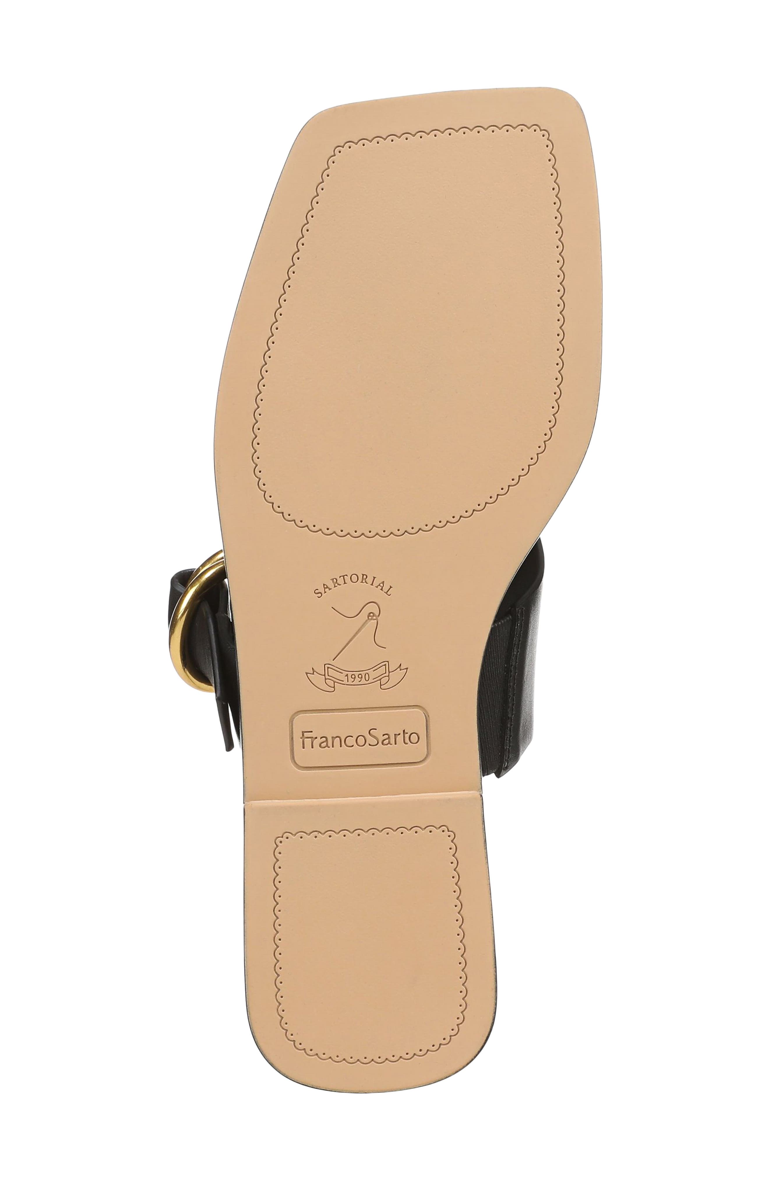 Franco Sarto Mavie Flip Flop, Alternate, color, Black