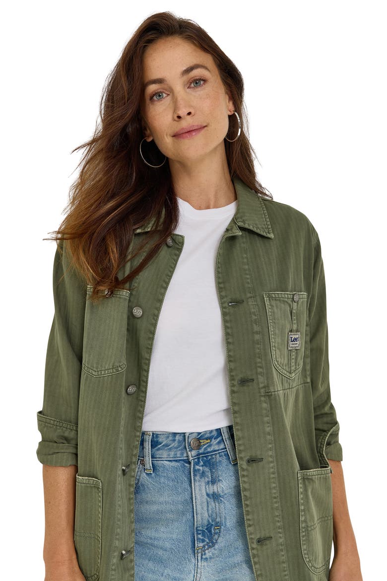 Chore Jacket, Alternate, color, MERCANTILE GREEN