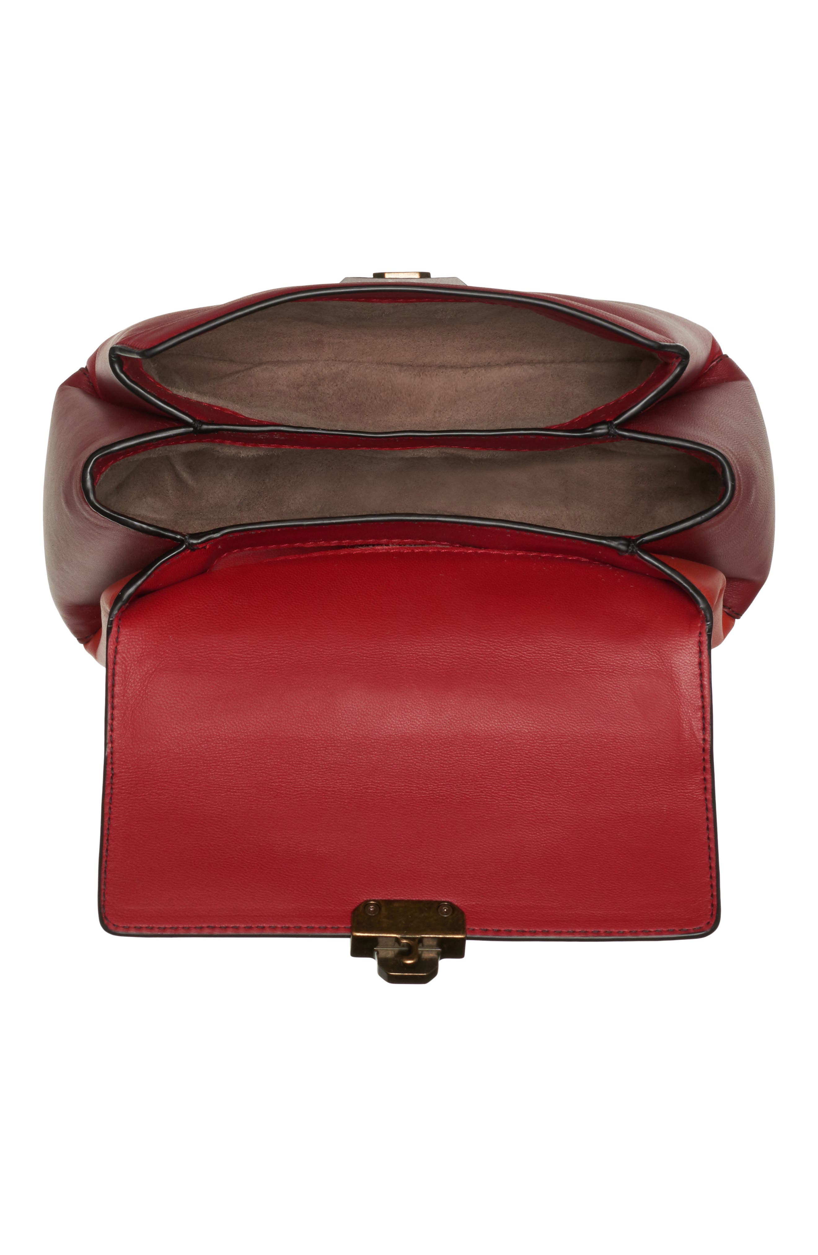 Bottega Veneta Small Piazza Bicolor Leather Handbag, Alternate, color, 