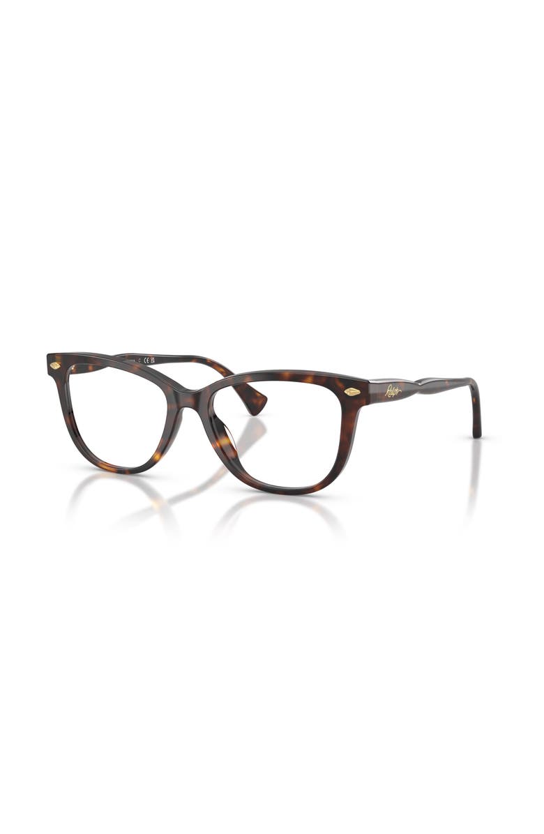 RALPH 53mm Phantos optical glasses, Main, color, Tortoise
