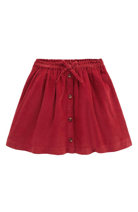 Kids' Woven Button-Through Skirt