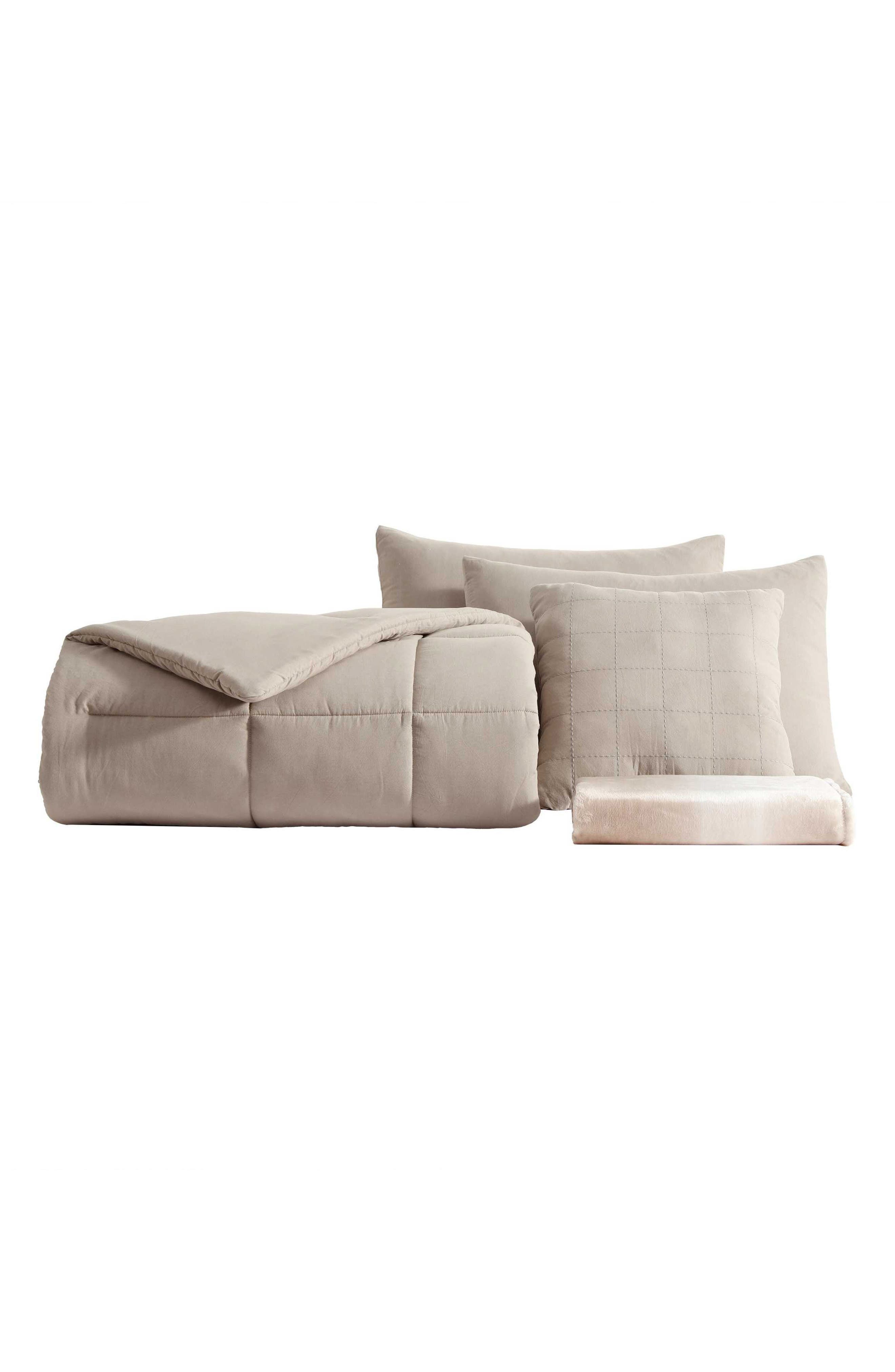 Urban Box Stitch Comforter Set