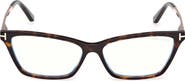 TOM FORD 56mm Butterfly Optical Glasses