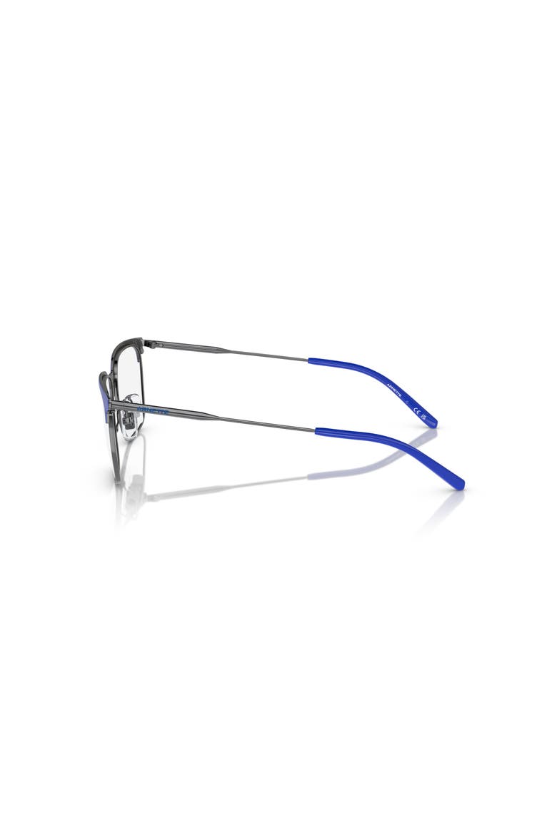 53mm Rectangle optical glasses, Alternate, color, Cerulean Blue