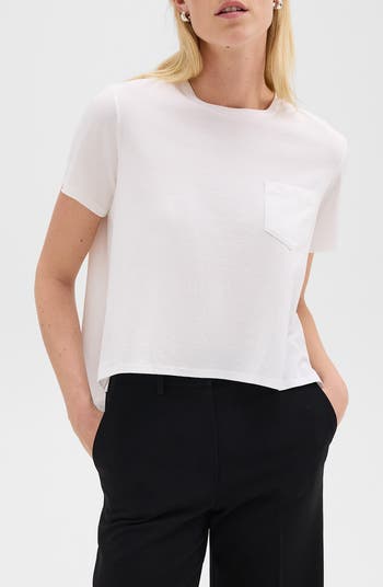Theory Easy Apex High-Low Pocket T-Shirt | Nordstrom