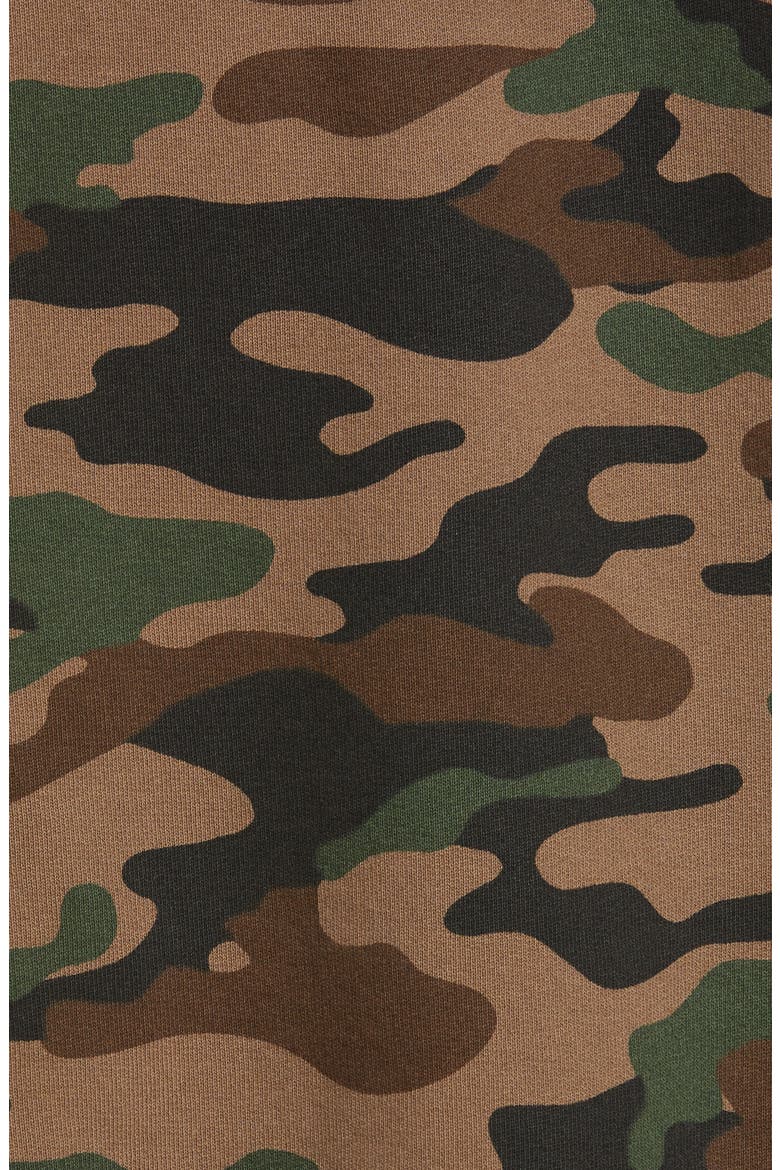 Janie Leopard Print Hoodie, Alternate, color, BROWN CAMOUFLAGE