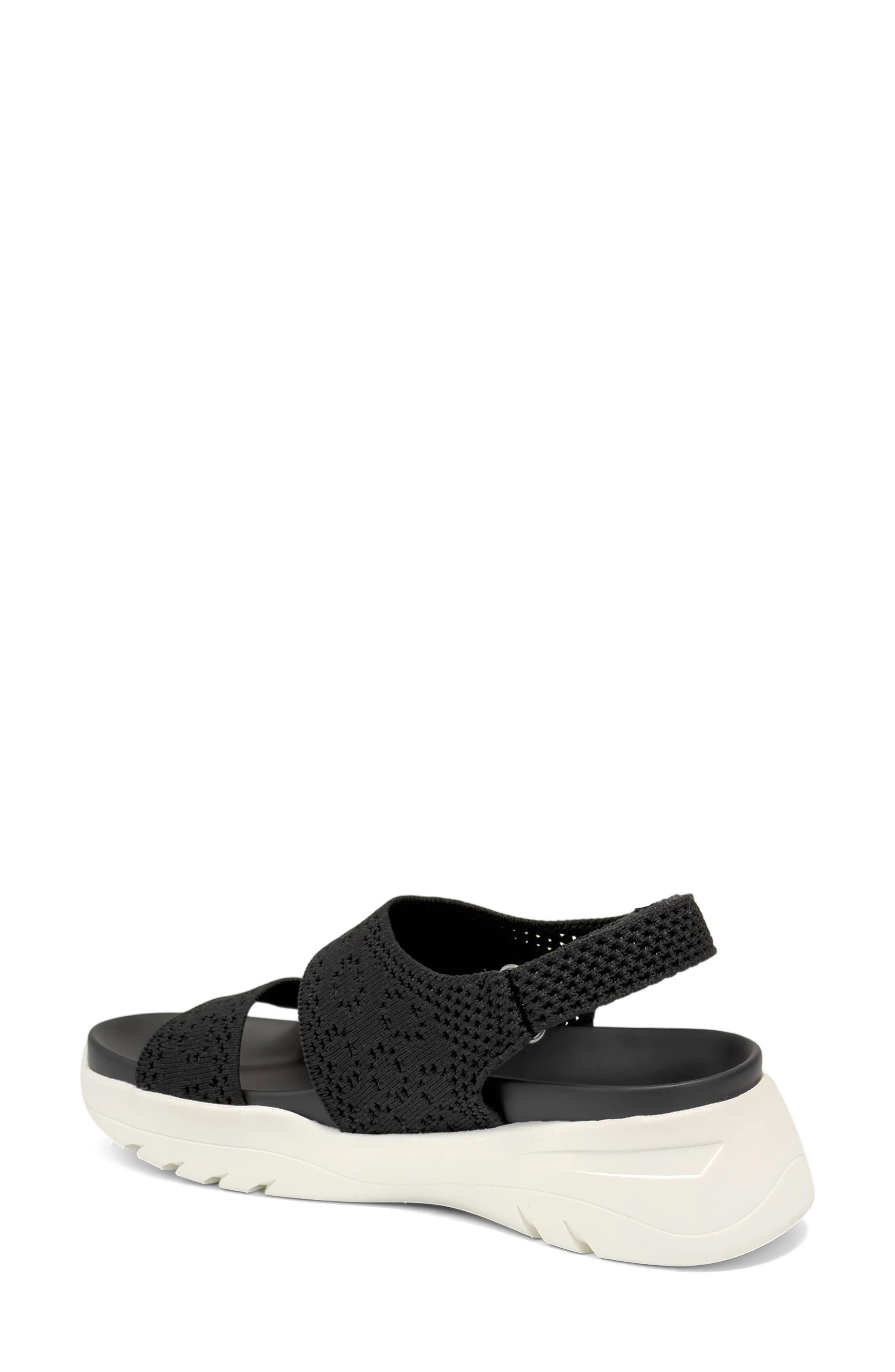 Aerosoles Helsea Mesh Slingback Sandal, Alternate, color, Black Lace Knit