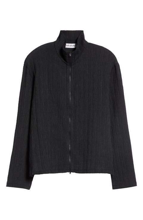 Shrunken Full Zip Jacket