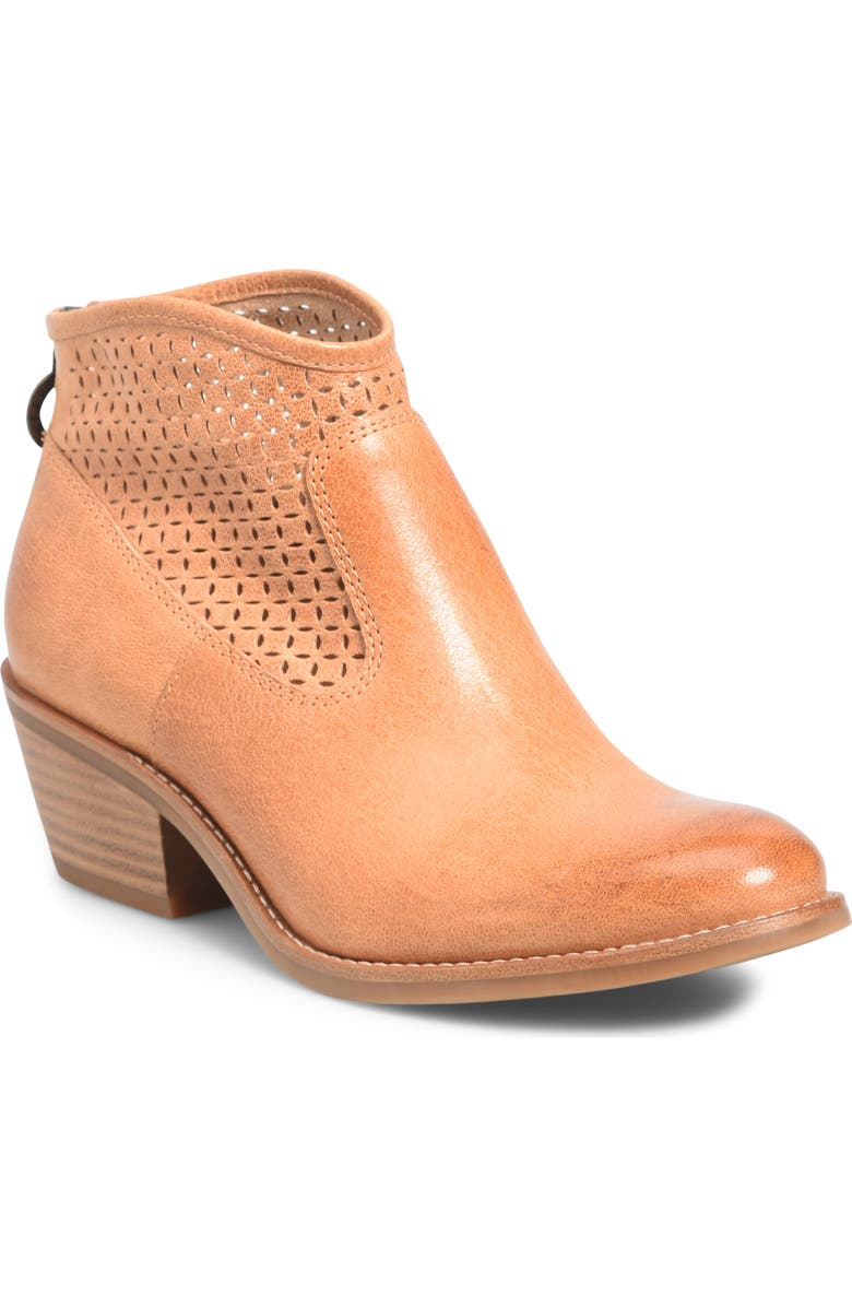 Söfft Aisley Perforated Bootie, Main, color, Tan
