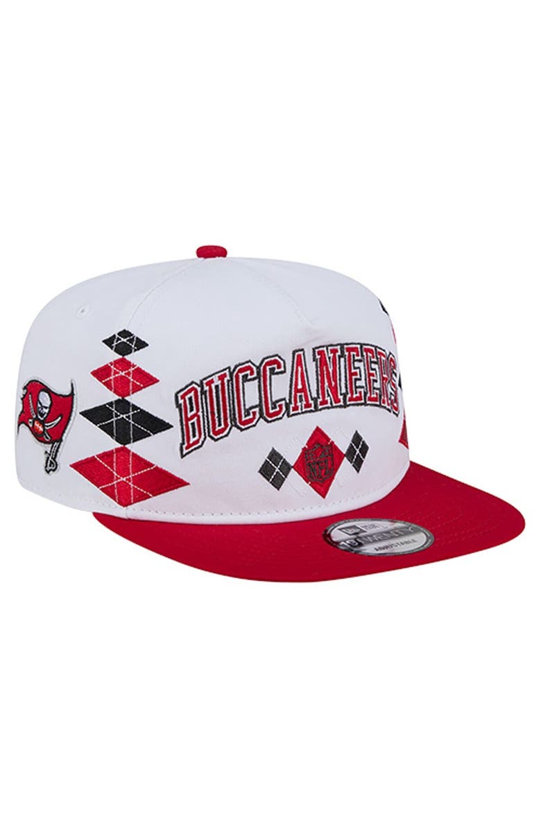 New Era Men's New Era  White Tampa Bay Buccaneers Argyle 19TWENTY Adjustable Hat, Main, color, White