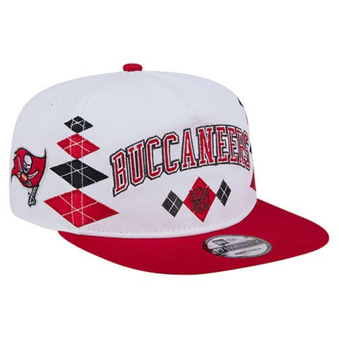 Men's New Era  White Tampa Bay Buccaneers Argyle 19TWENTY Adjustable Hat