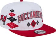 New Era Men's New Era  White Tampa Bay Buccaneers Argyle 19TWENTY Adjustable Hat