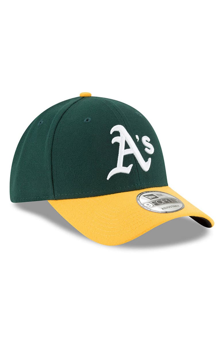 New Era Men's New Era Green Oakland Athletics League 9FORTY Adjustable Hat, Alternate, color, 