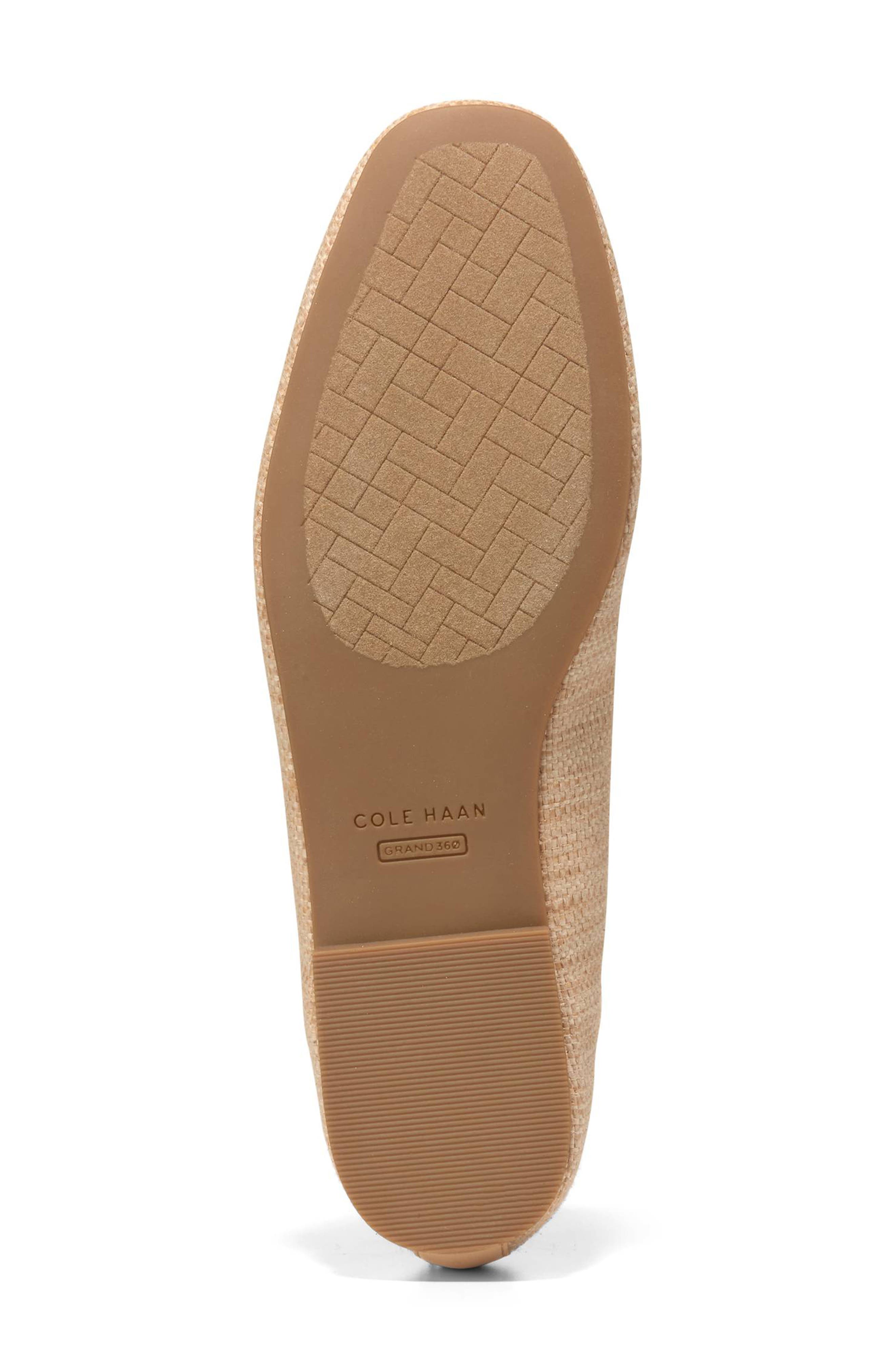 Cole Haan Yara Ballet Flat, Alternate, color, Raffia