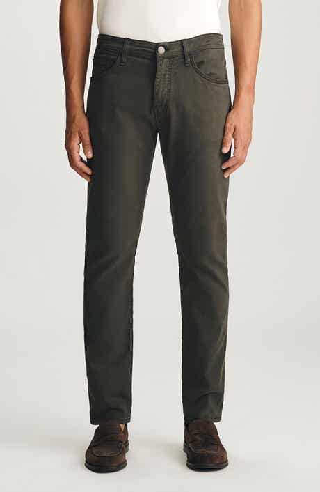 Marcus Slim Straight Leg Twill Pants